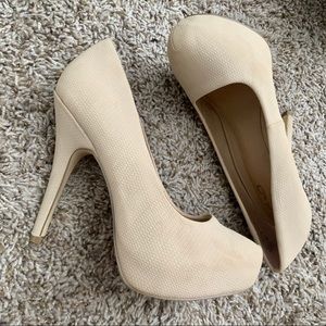 Mix No 6 Sarti Nude Platform Pumps